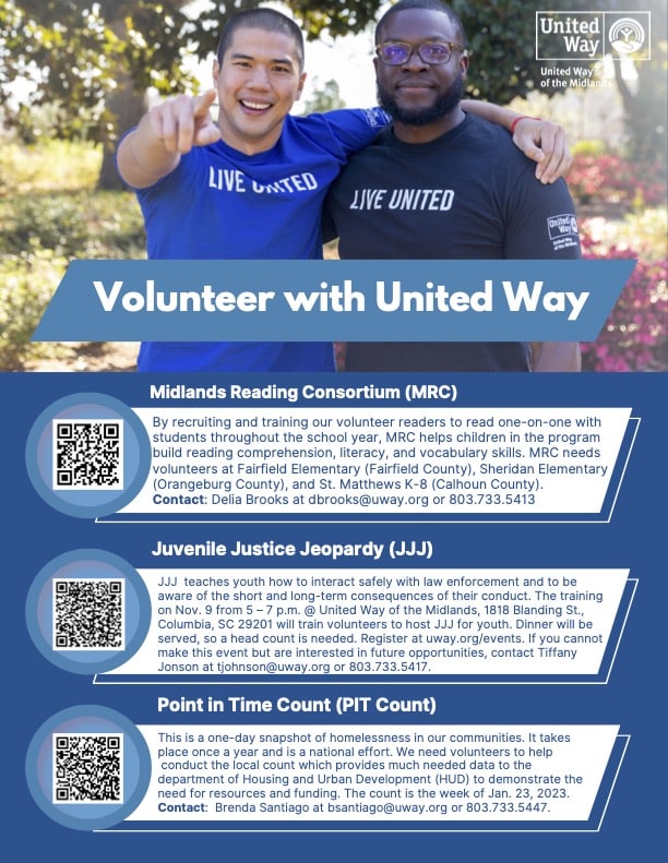 Volunteer Opportunities with United Way